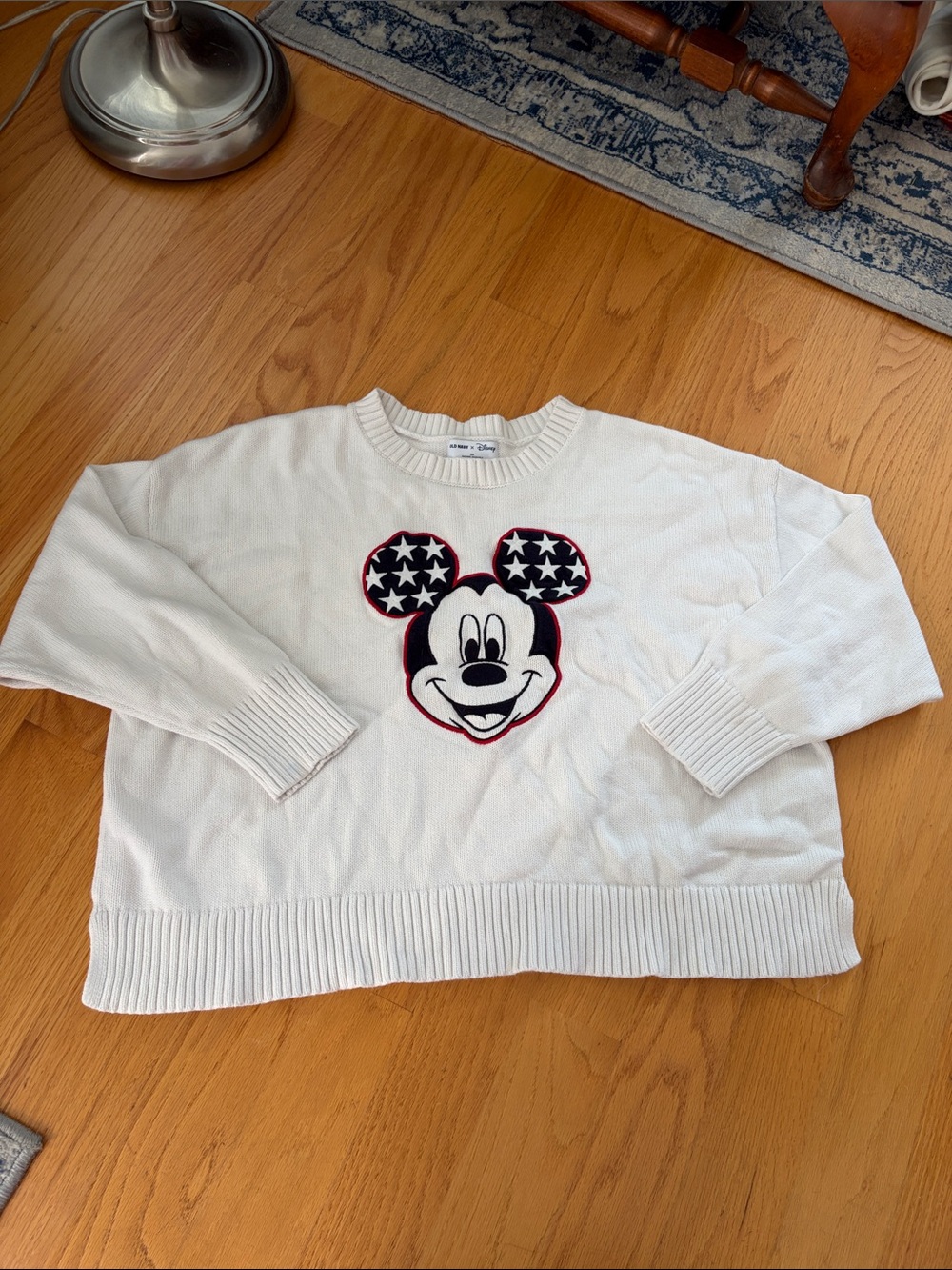 Old Navy x Disney Collaboration Mickey Mouse Sweater size 2X off white